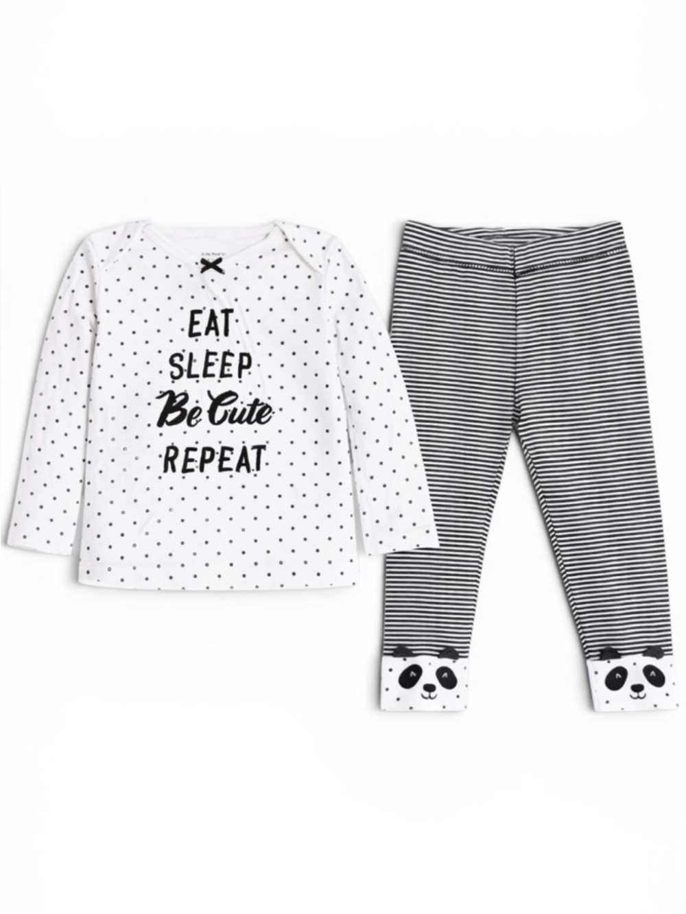 Carter’s Toddler Girls 18M 2-PC Panda Pajama Set